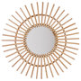 Voir la diapositive 1 : ATMOSPHERA Miroir mural rotin scandi Universalis - Diam. 58 cm