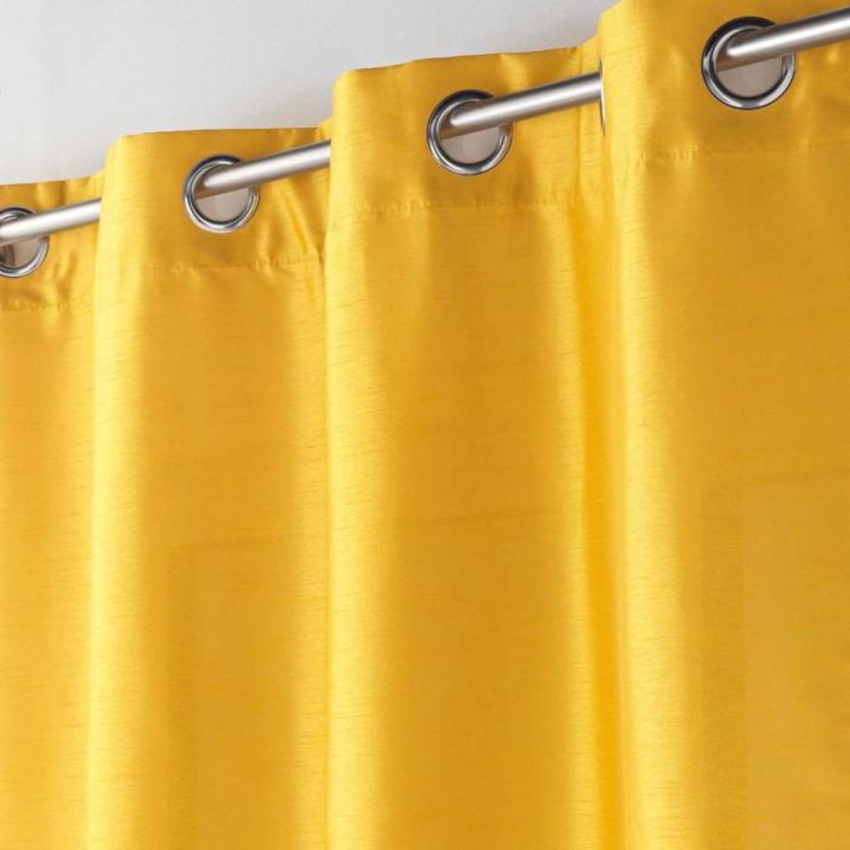 Paris Prix Rideau à Oeillets  Shana  140x240cm Moutarde