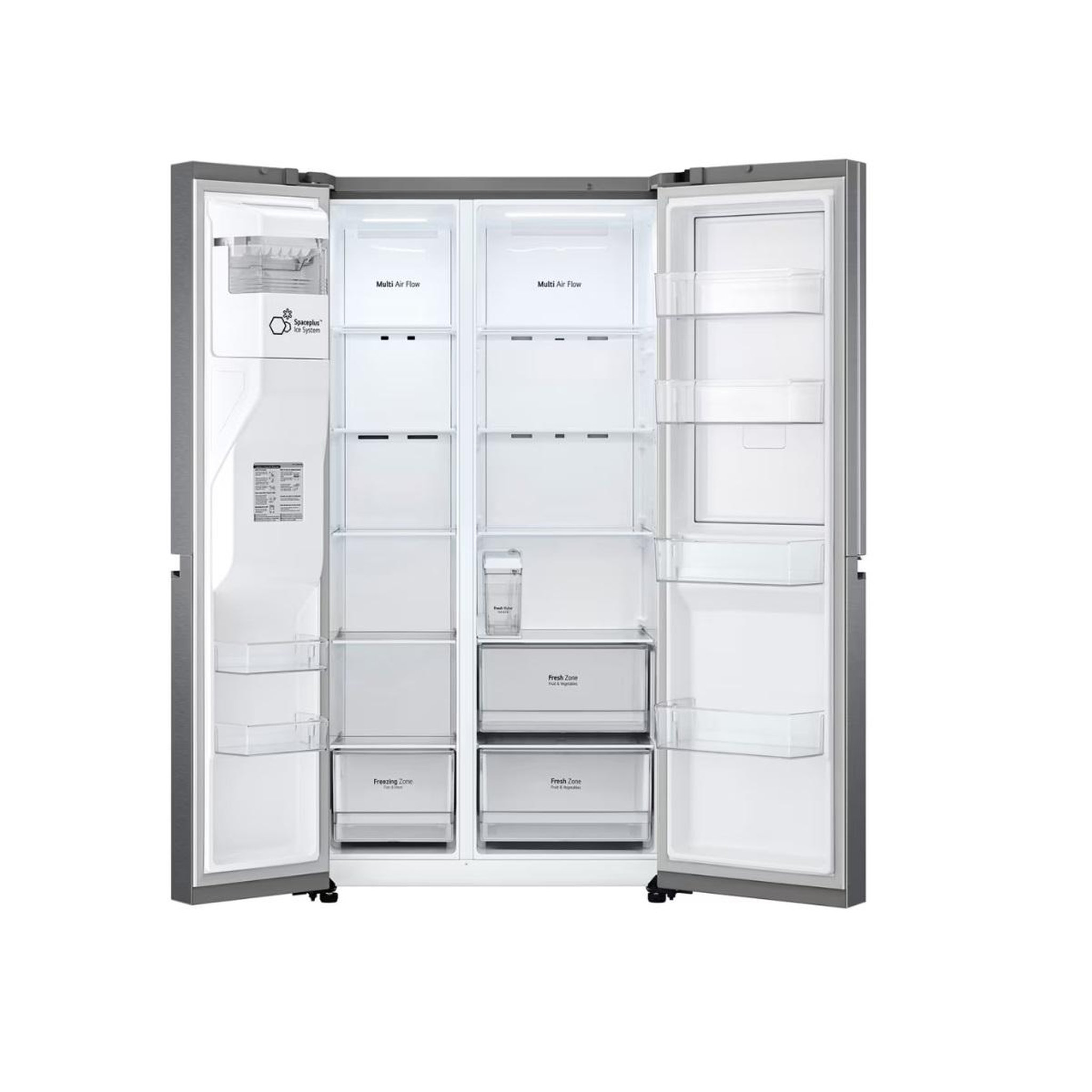 Voir la diapositive 4 : LG Réfrigérateur américain 91cm 635l nofrost - gsjv51dsxe