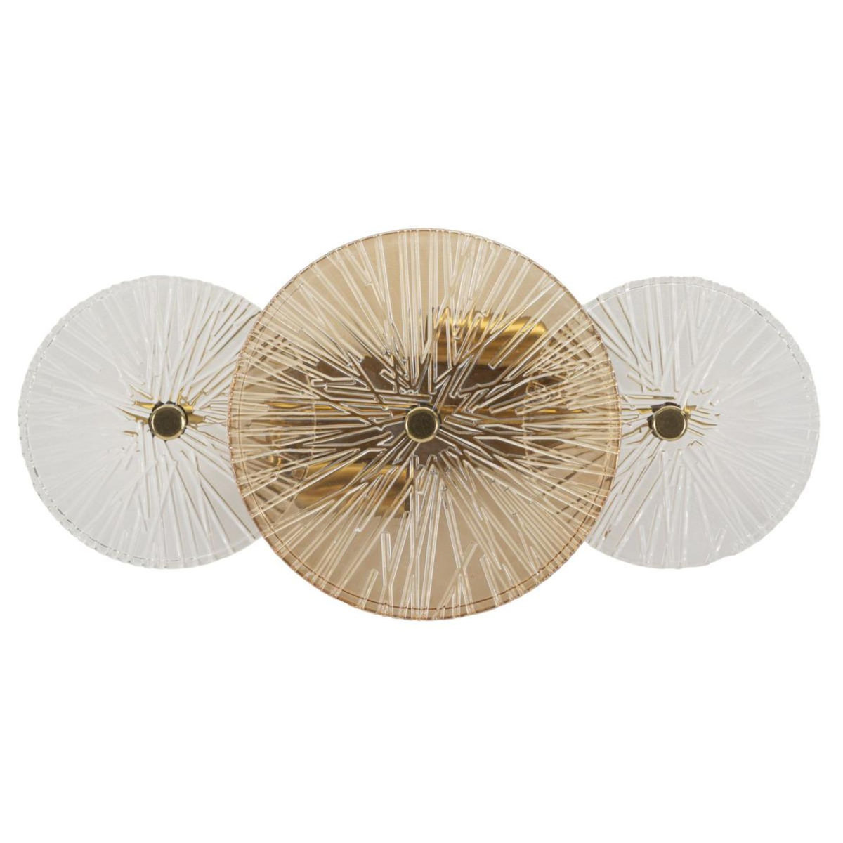 Paris Prix Lampe Murale  Osaka  42cm Or & Transparent