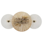 Paris Prix Lampe Murale  Osaka  42cm Or & Transparent