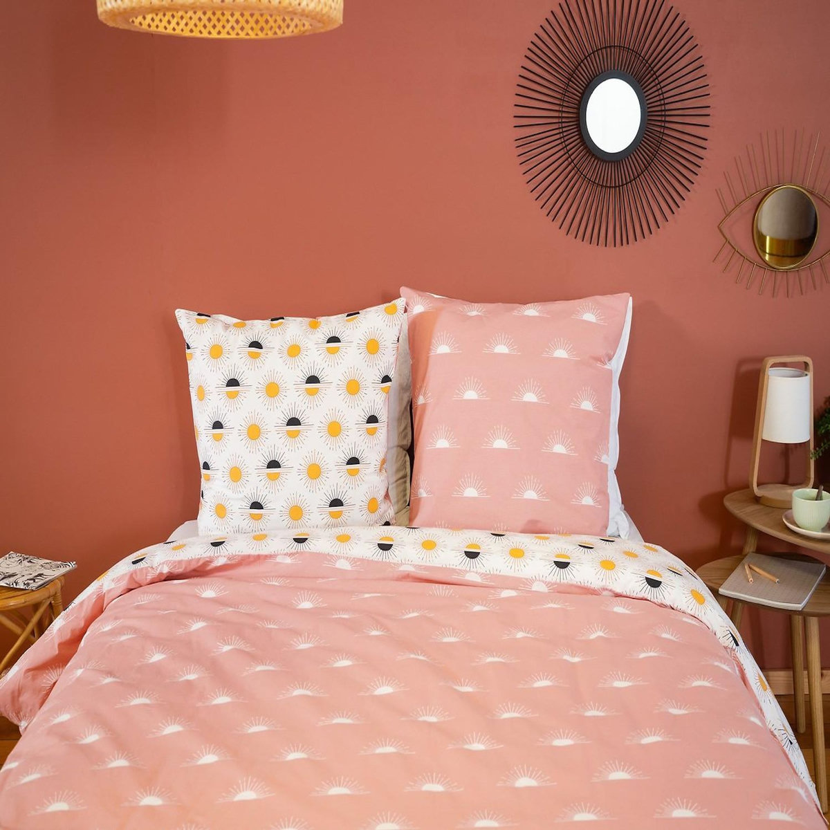 Home collection Parure De Couette 3pcs 240x220cm Better Coton Bci Terramea