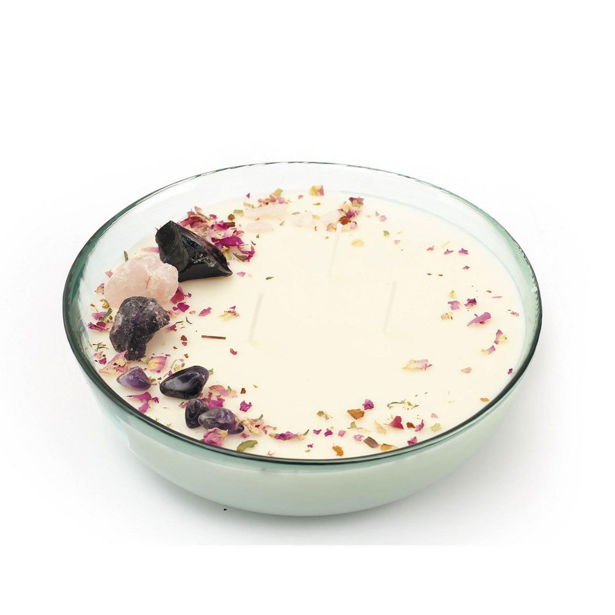 Graine créative Bougie lithothérapie à faire soi-même