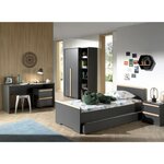 Paris Prix Chambre Complète Enfant 7P  London II  Gris Anthracite