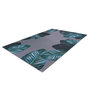 Voir la diapositive 4 : Paris Prix Tapis Imprimé à Poils Courts  Tropical  Noir & Vert