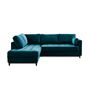 Voir la diapositive 6 : LISA DESIGN Anna - canapé d'angle gauche - 5 places - convertible - en velours