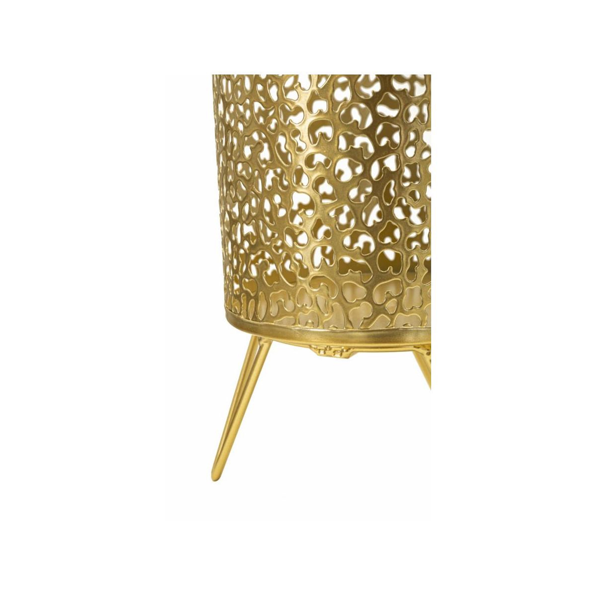 Voir la diapositive 4 : Paris Prix Lot de 2 cache-pots design  piny  20cm or