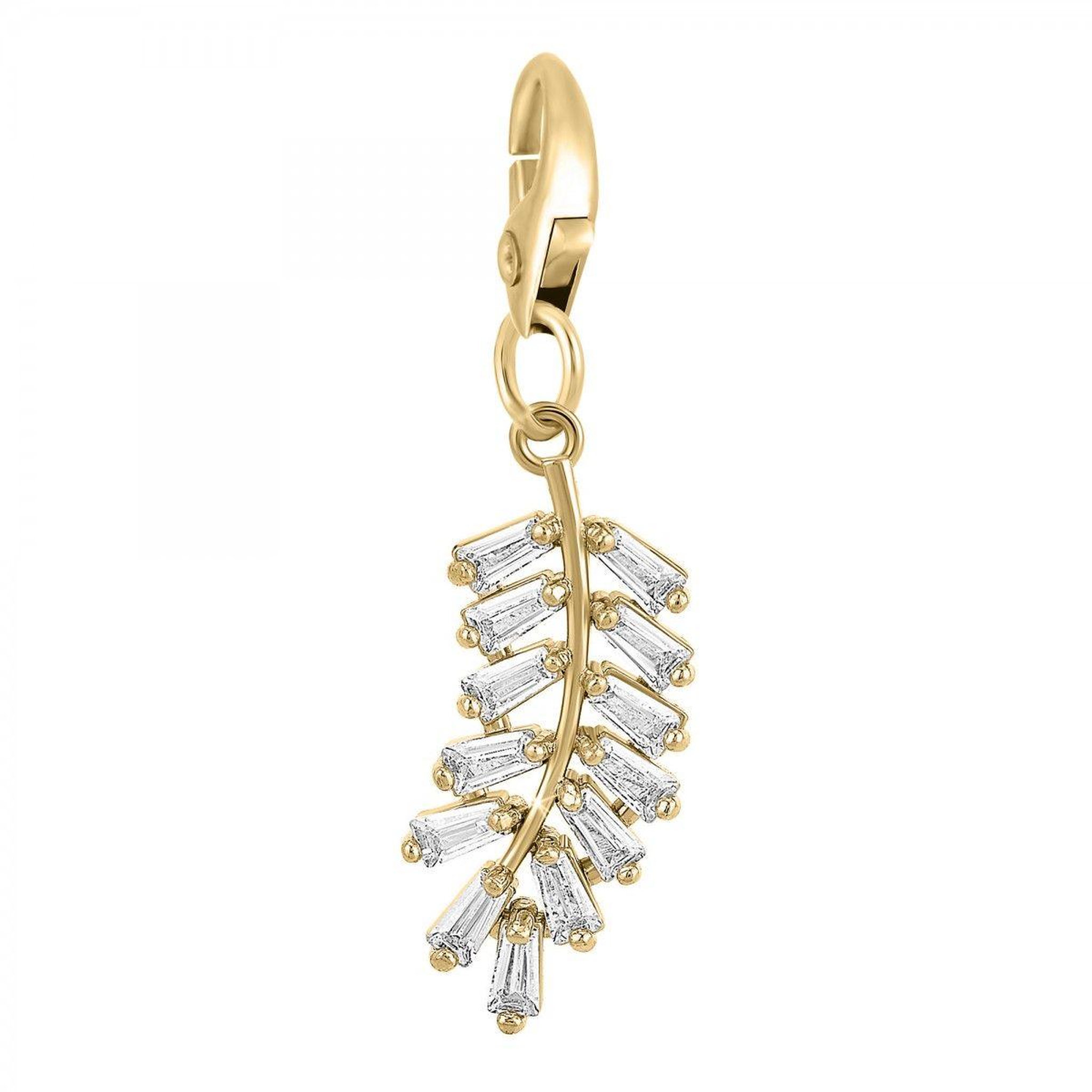 SC CRYSTAL Charm plume SC Crystal