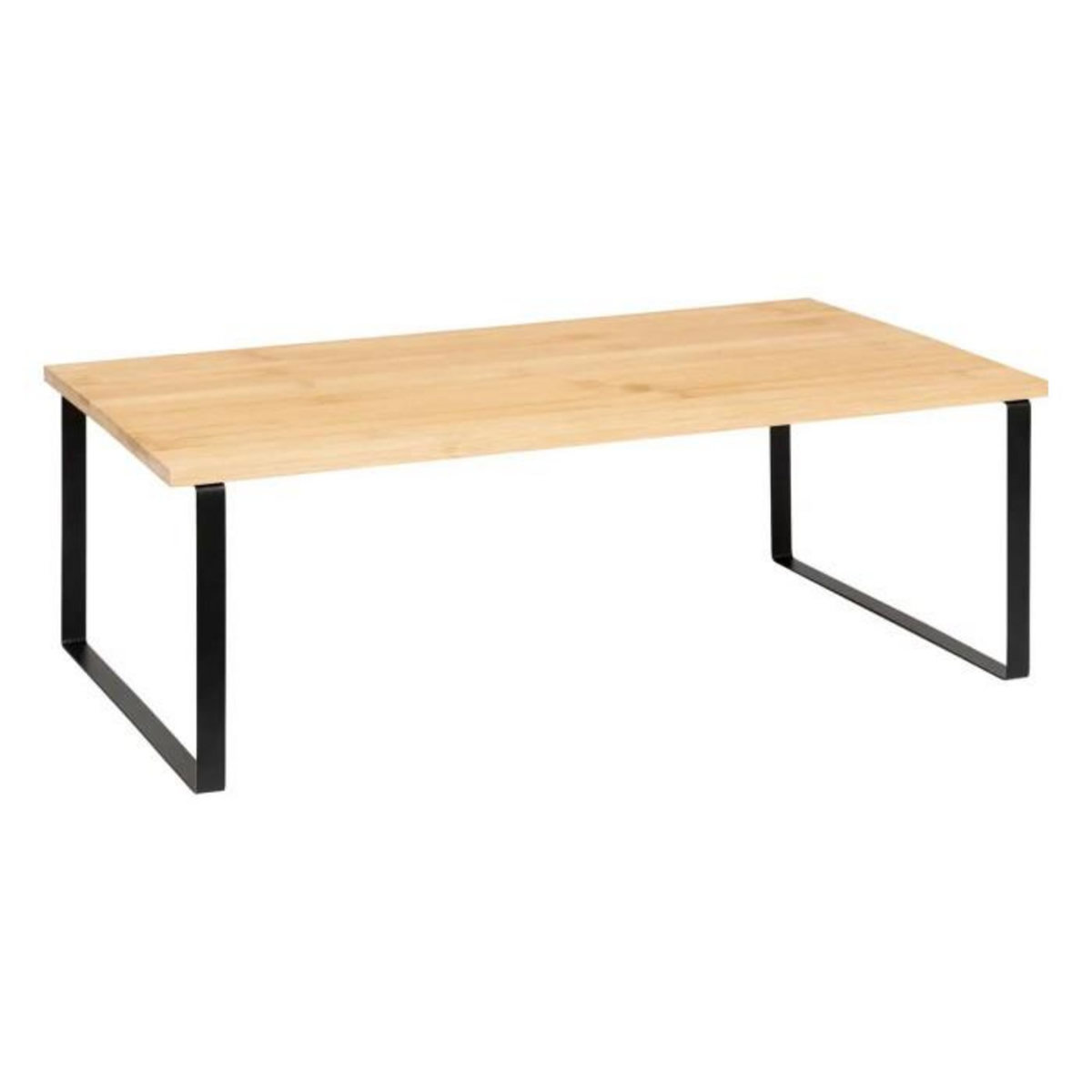 FIVE Étagère de Cuisine en Bambou  Ordera  50cm Naturel & Noir