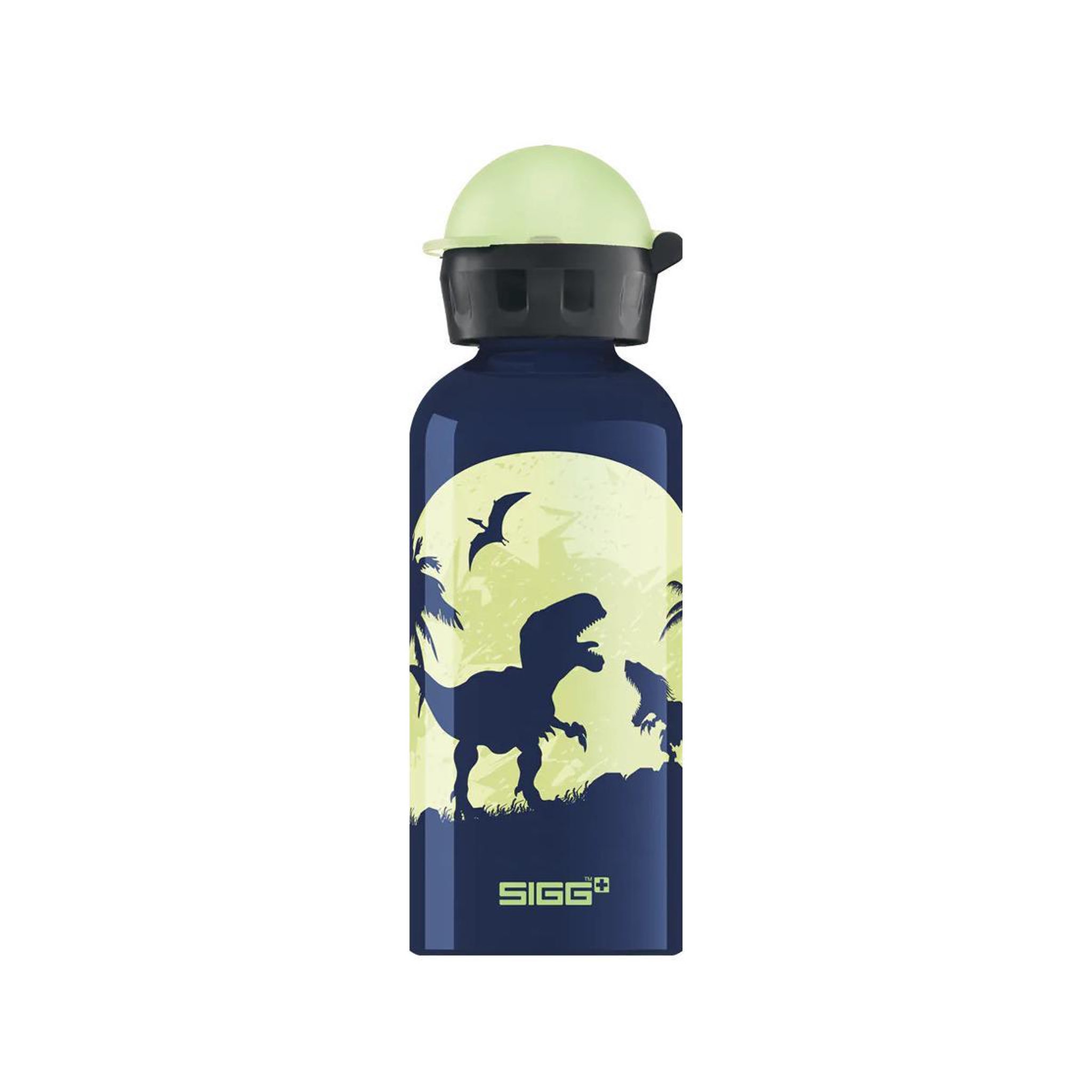 SIGG SIGG Kids Water Bottle Glow Moon Dinos thermos 0,4 L Bleu, Jaune