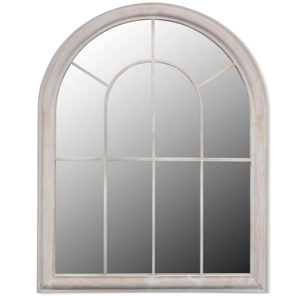 VIDAXL Miroir de jardin d'arche rustique 69x89 cm Interieur/exterieur
