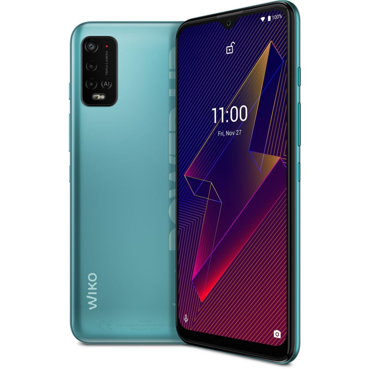 WIKO Smartphone Power U20 Menthe