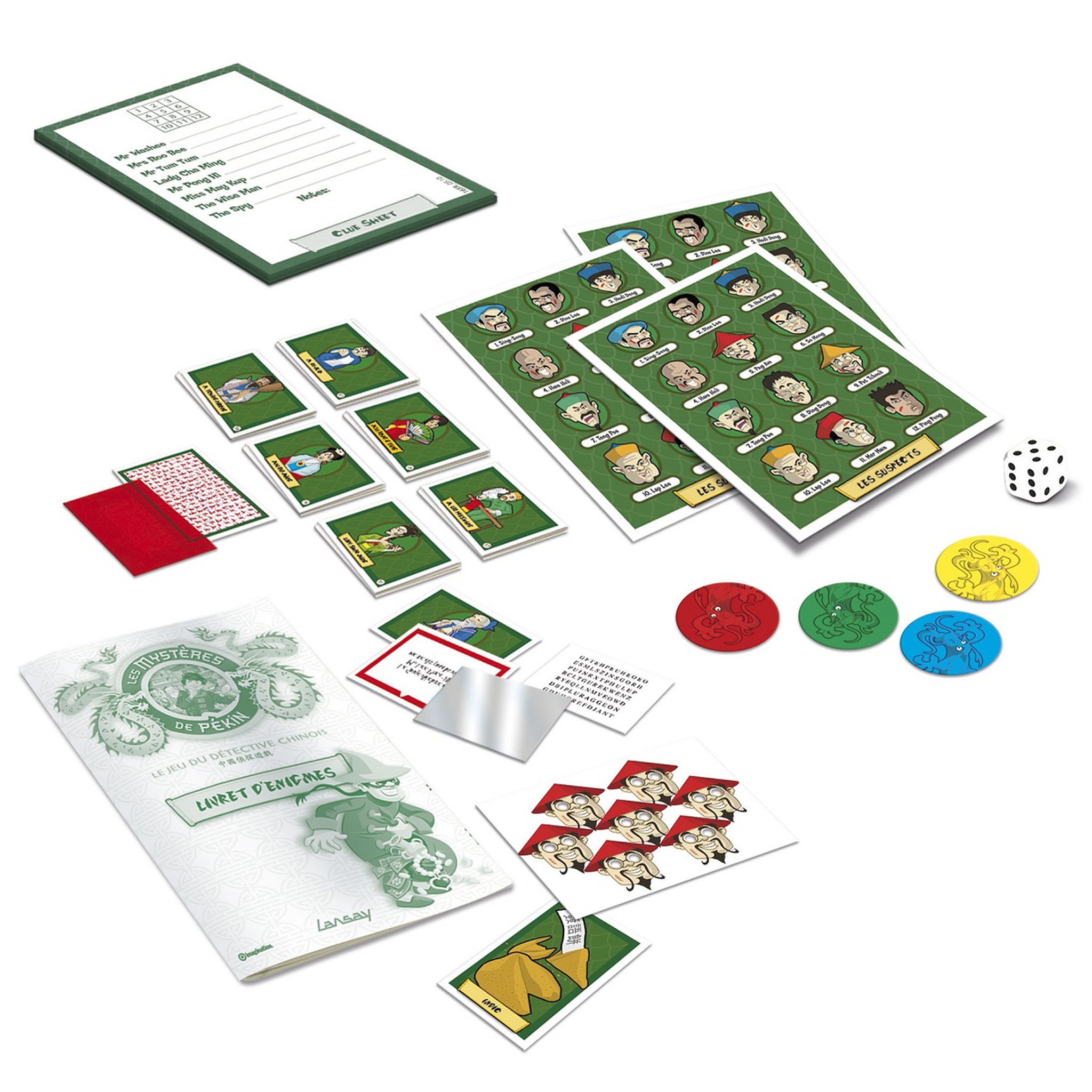Voir la diapositive 3 : LANSAY Jeu Les mystères de Pékin