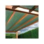 Voir la diapositive 1 : JARDIDECO Brise vue en toile tissée Vert foncé 10 m x H.1,80 m - Jardideco