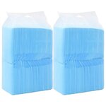 VIDAXL Tapis d'hygiene pour chiens 200 pcs 90 x 60 cm Tissu non tisse