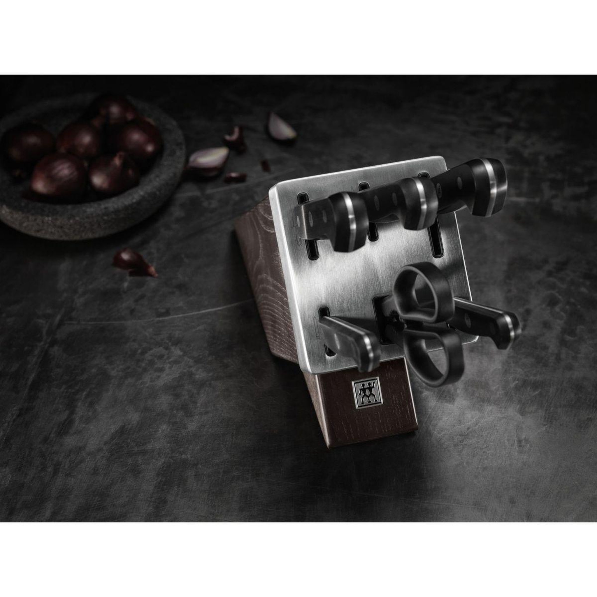 Voir la diapositive 4 : ZWILLING Bloc couteaux Gourmet Sharpblock 7 pieces