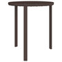 Voir la diapositive 5 : VIDAXL Tables d'appoint de jardin 3 pcs marron resine tressee