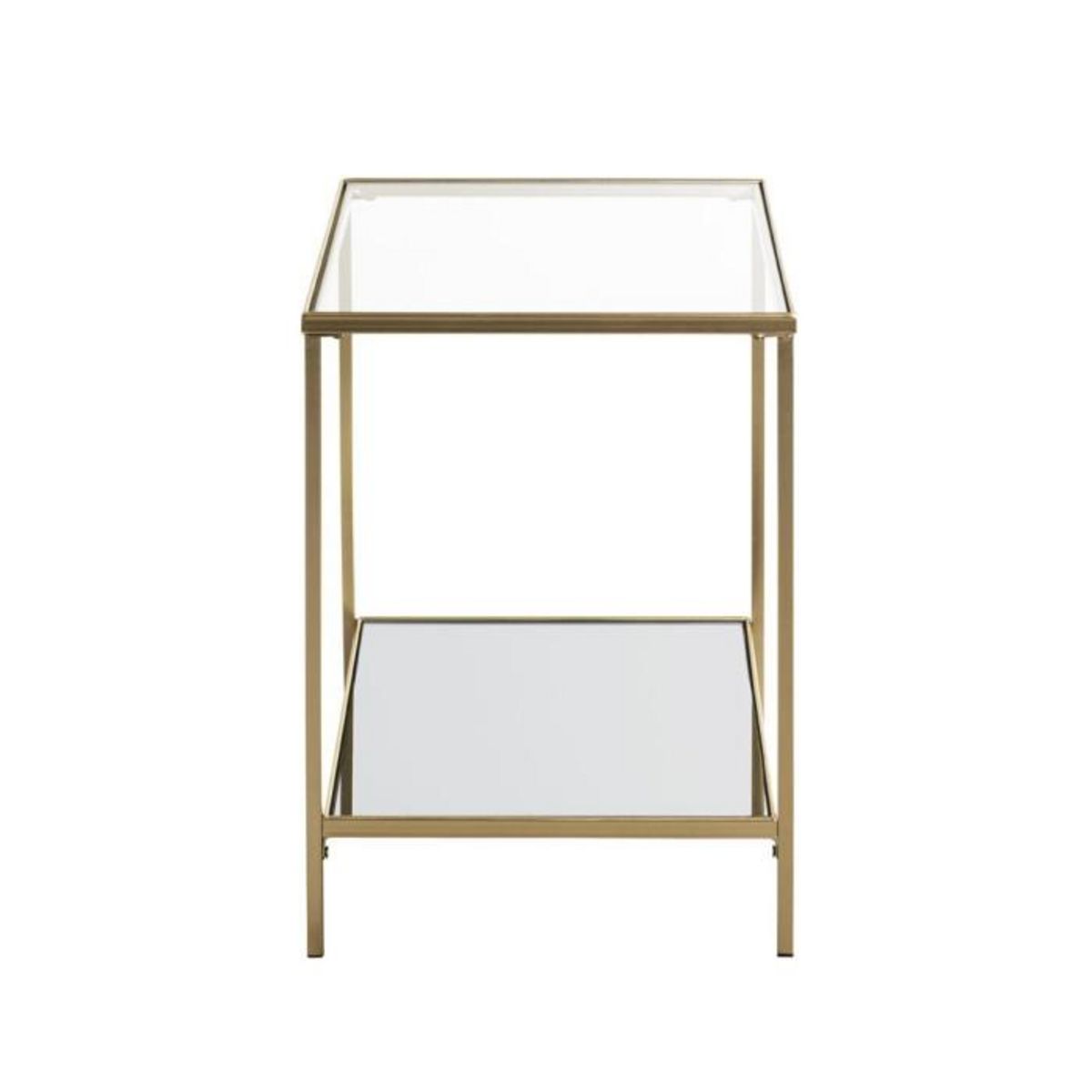 Paris Prix Table d'Appoint Carrée Design  Timana  55cm Or
