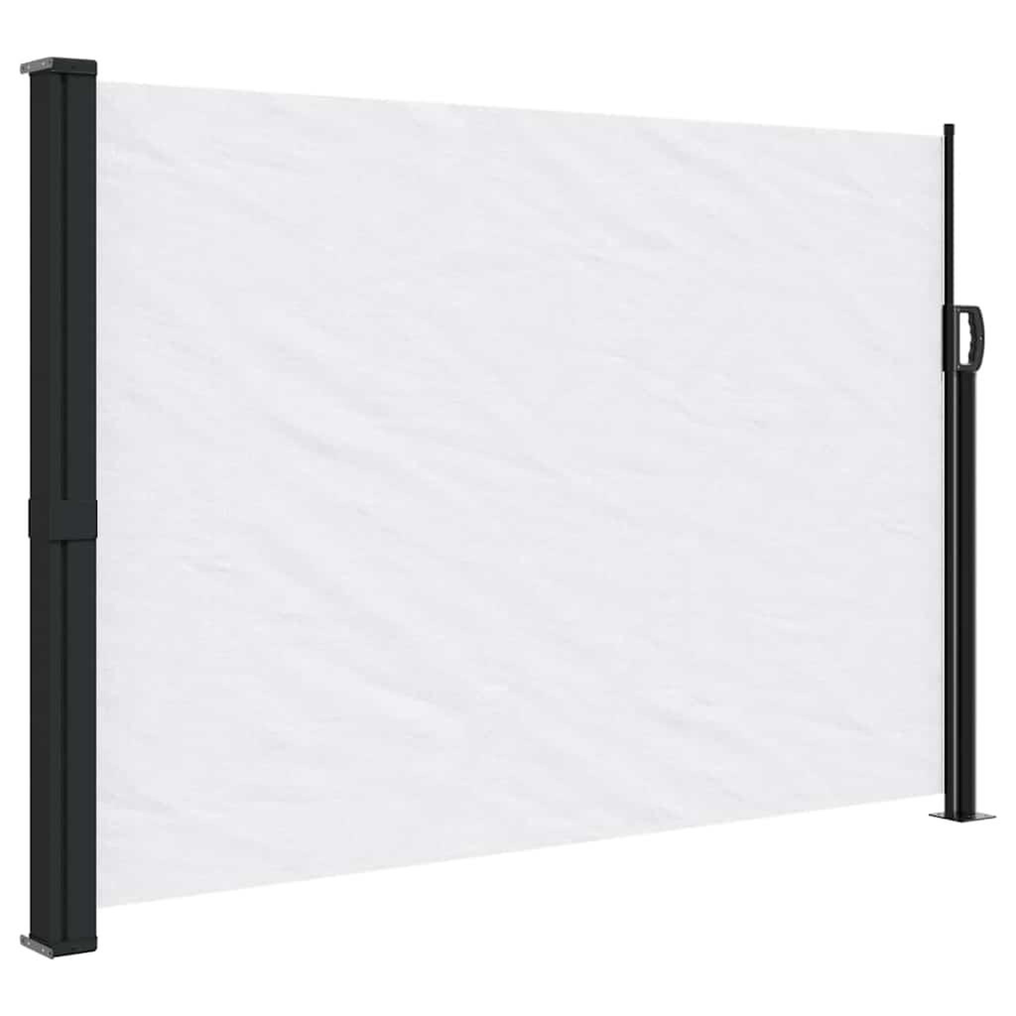 Voir la diapositive 2 : VIDAXL Auvent lateral retractable blanc 140x300 cm