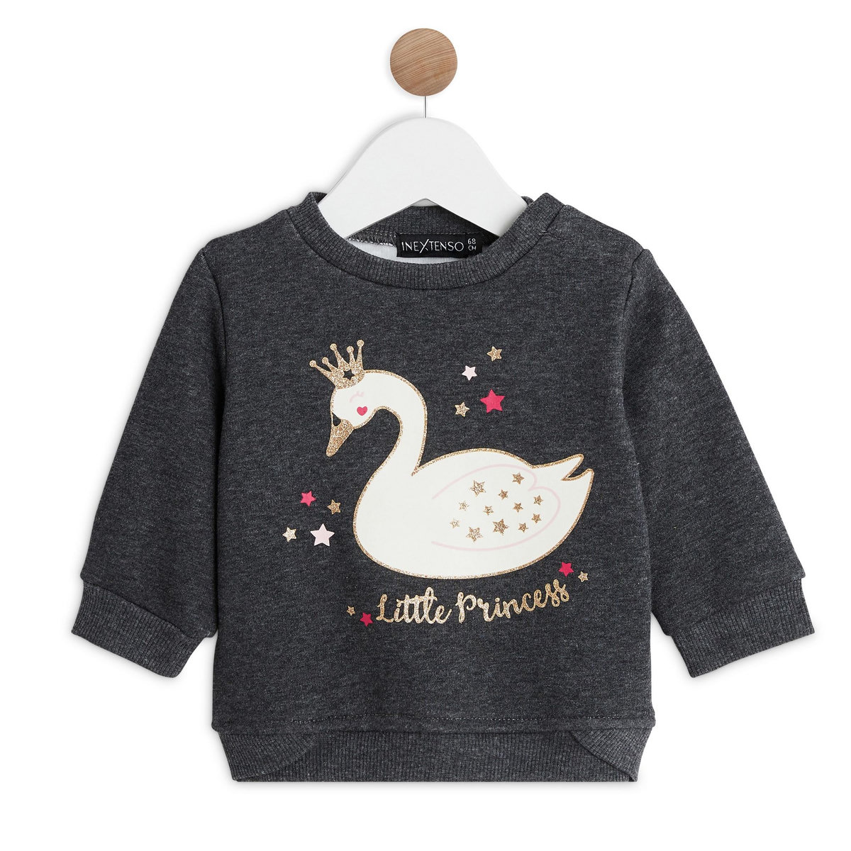 INEXTENSO Sweat doublé cygnes bébé fille