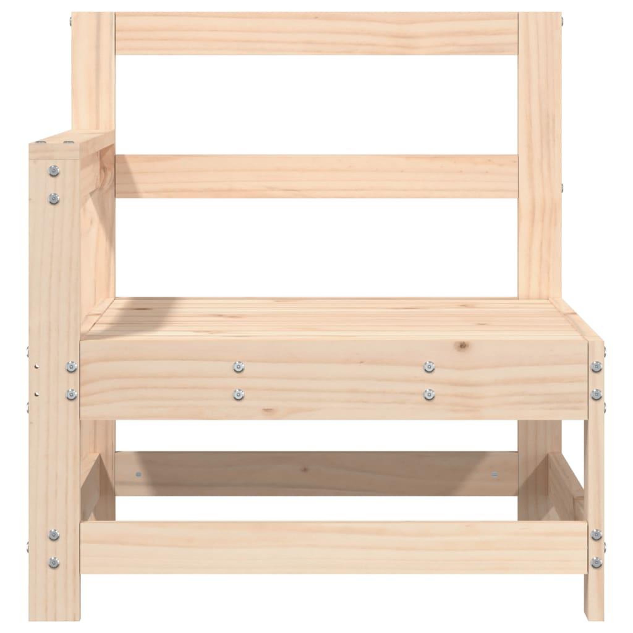 Voir la diapositive 4 : VIDAXL Canapes d'angle de jardin 2 pcs bois de pin massif