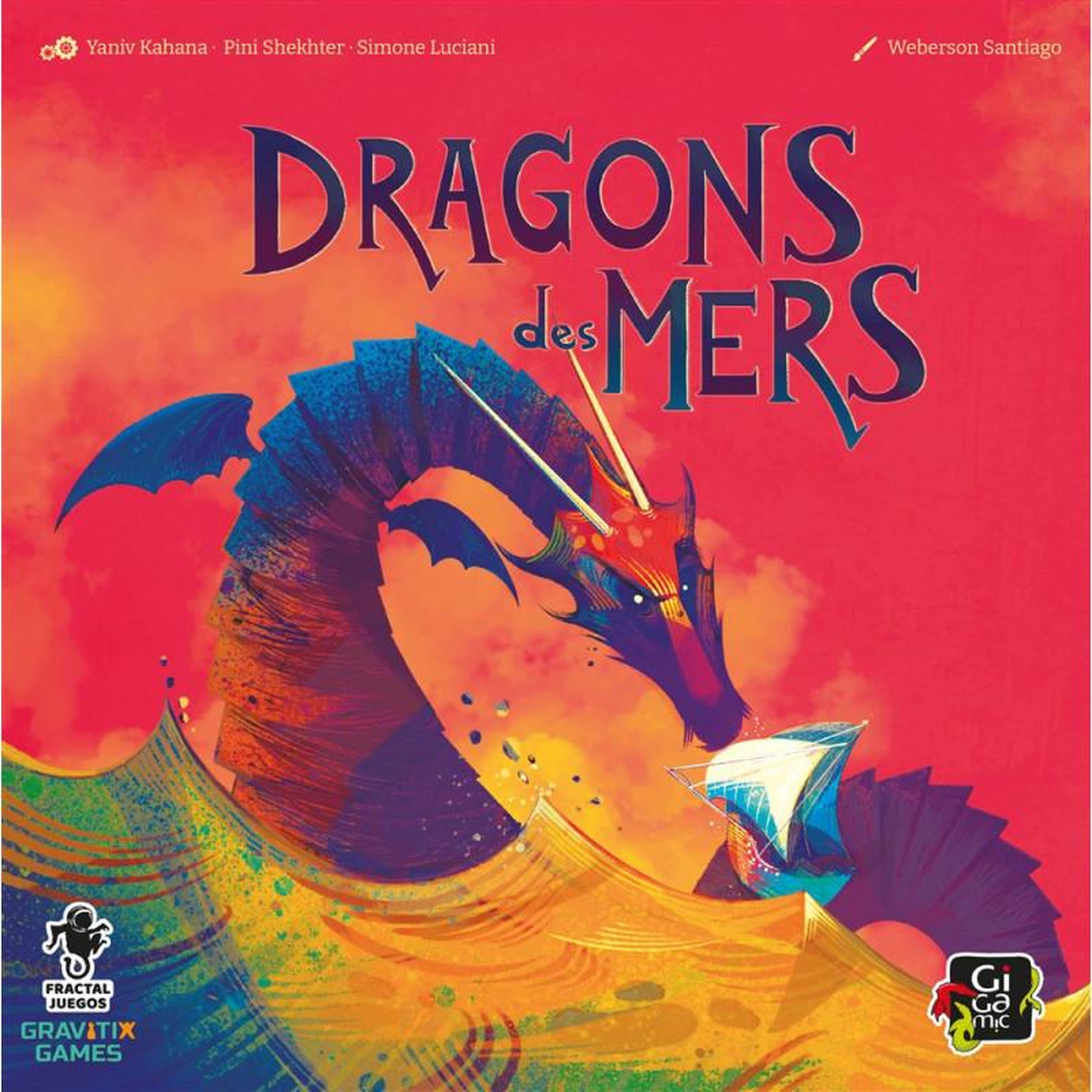 Gigamic Jeu de stratégie Gigamic Dragons des Mers