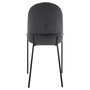 Voir la diapositive 6 : LISA DESIGN Imelda - lot de 4 chaises - en tissu - gris anthracite