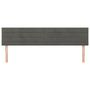 Voir la diapositive 3 : VIDAXL Tetes de lit 2 pcs Gris fonce 90x5x78/88 cm Velours