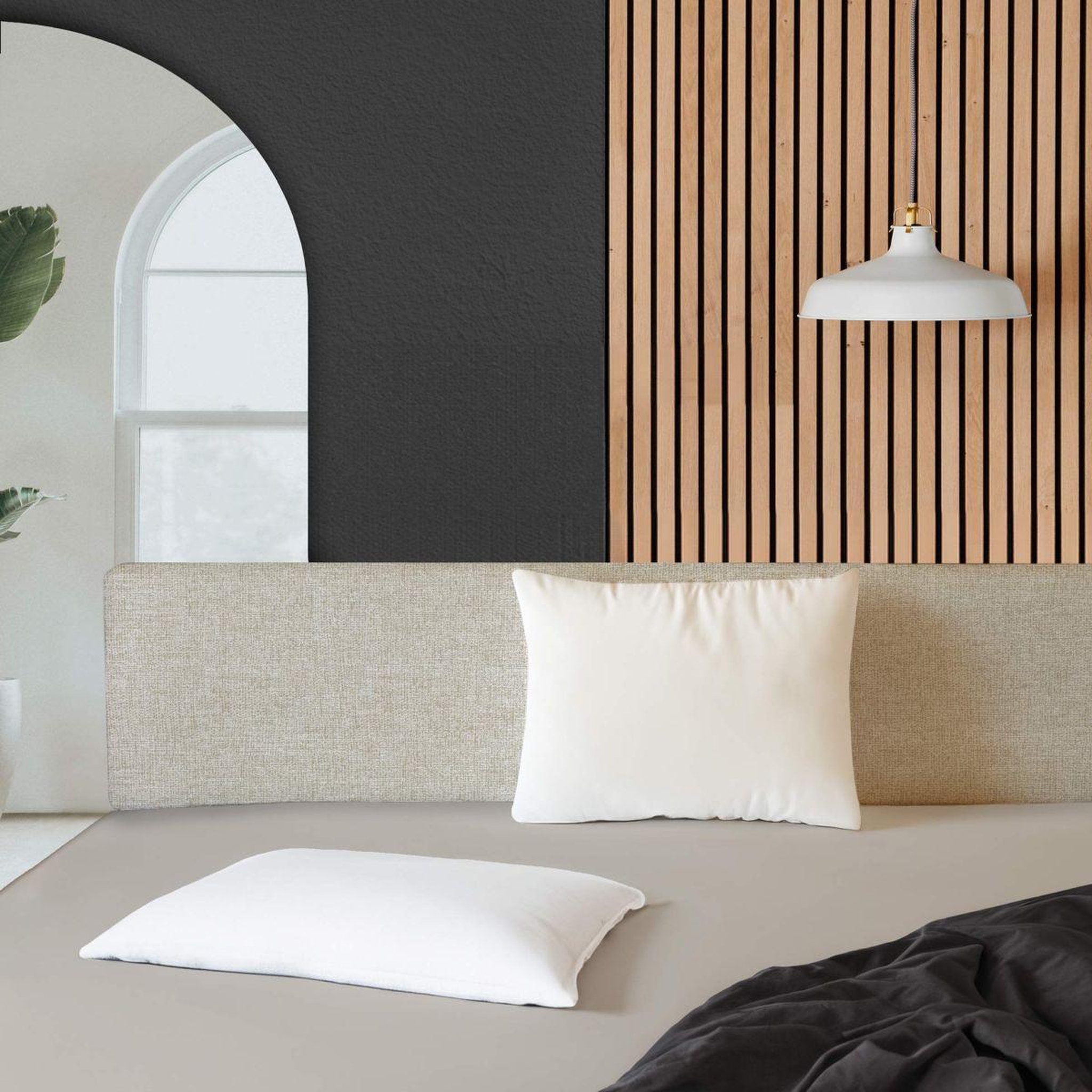 Voir la diapositive 2 : Douceur d'Intérieur Taie d'Oreiller Microfibre  Oscar  50x70cm Blanc