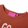 VIDAXL T-shirt enfants a manches longues cognac 104