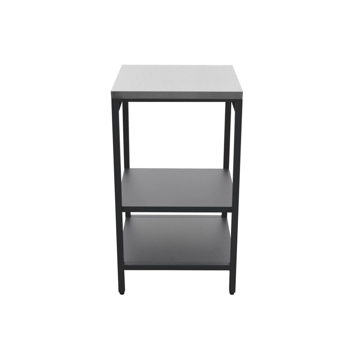 SWEEEK Cuisine extérieure acier 2 étagères L49cm