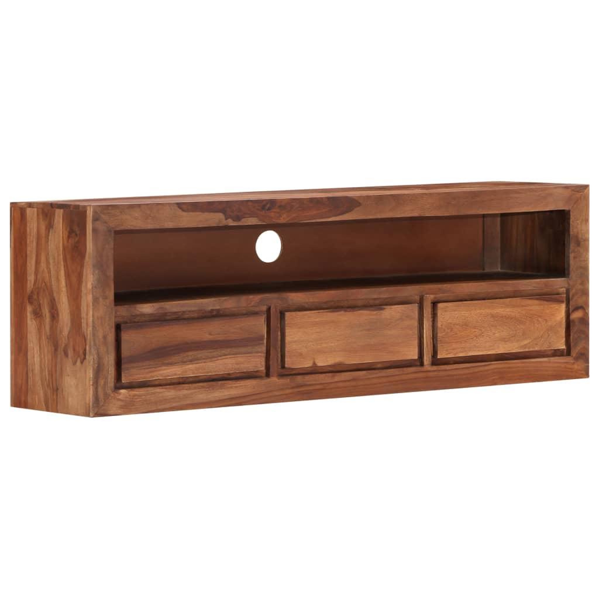 Voir la diapositive 1 : VIDAXL Meuble TV 120x30x40 cm Bois solide