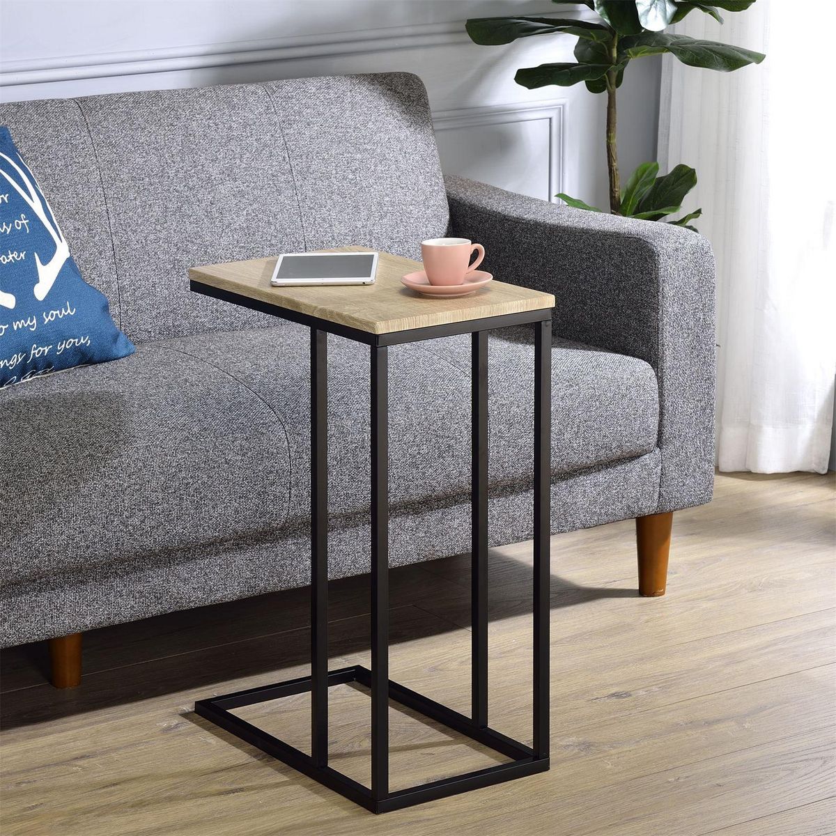 IDIMEX Table d'appoint rectangulaire DEBORA