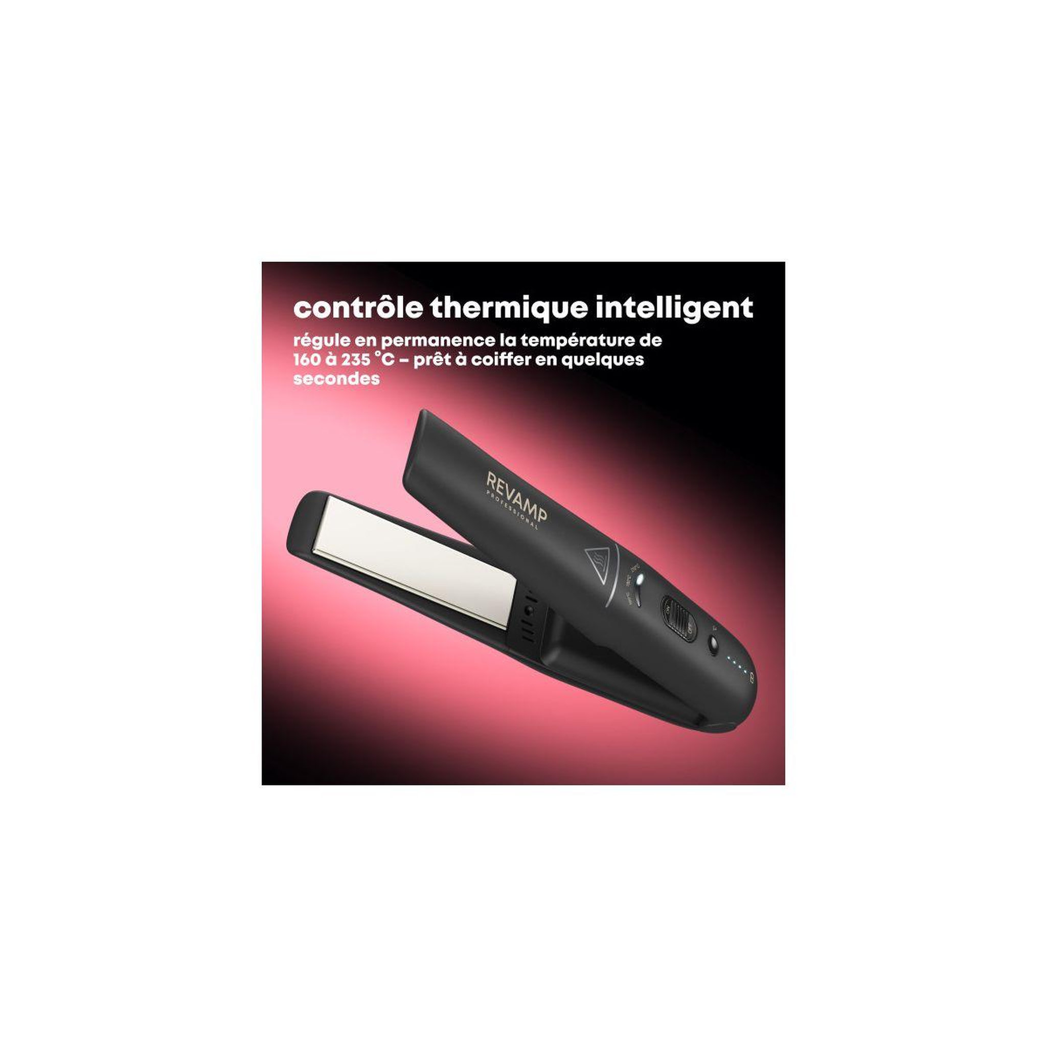 Voir la diapositive 5 : REVAMP Lisseur sans fil Compact Liberté Progloss