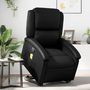 Voir la diapositive 1 : VIDAXL Fauteuil inclinable de massage Noir Similicuir