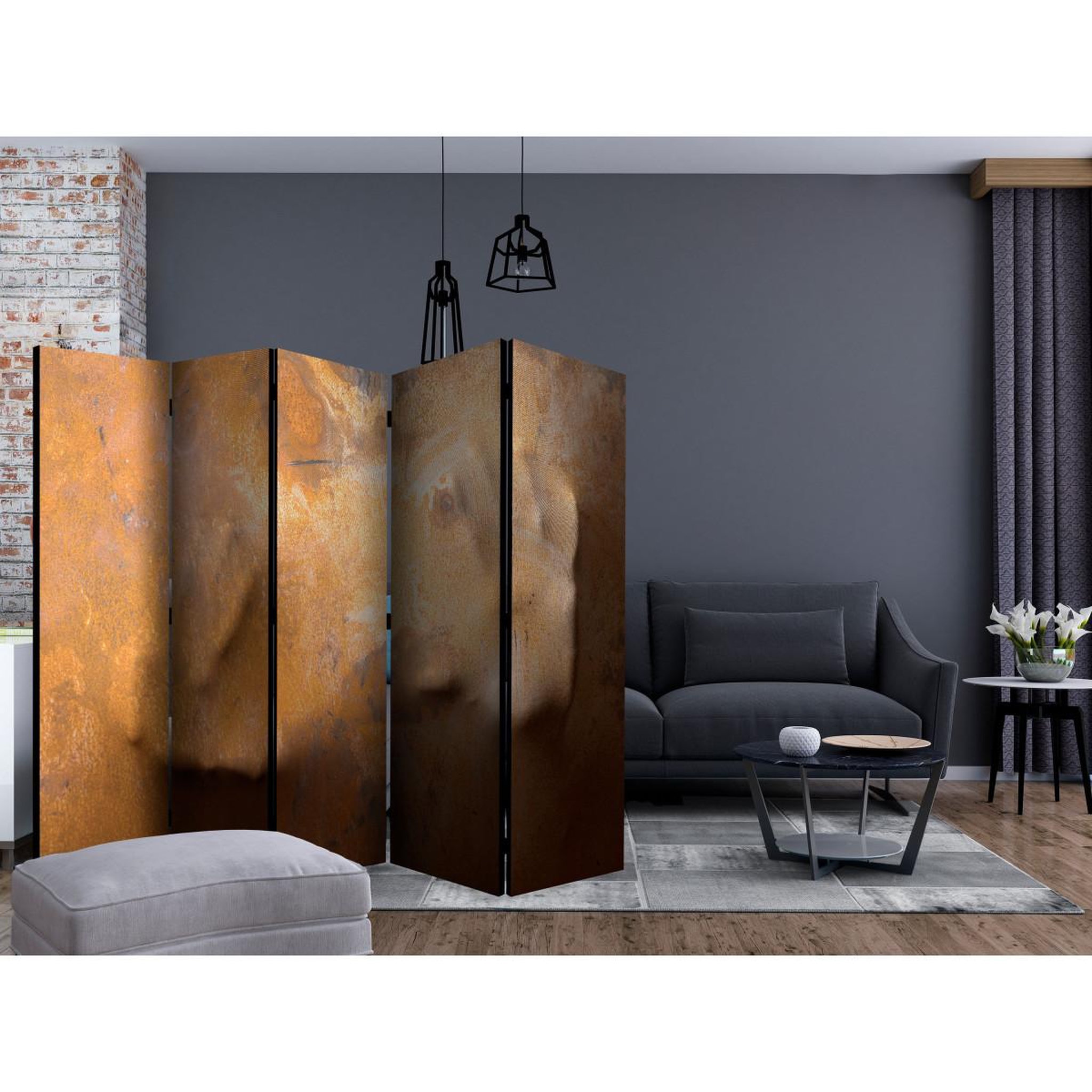 Voir la diapositive 2 : Paris Prix Paravent 5 volets  touch ii  172x225cm