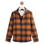 Voir la diapositive 1 : IN EXTENSO Ensemble chemise manches longues à carreaux + t-shirt manches courtes garçon