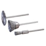 MAXICRAFT 3 brossettes acier (roue, cuvette et pinceau)