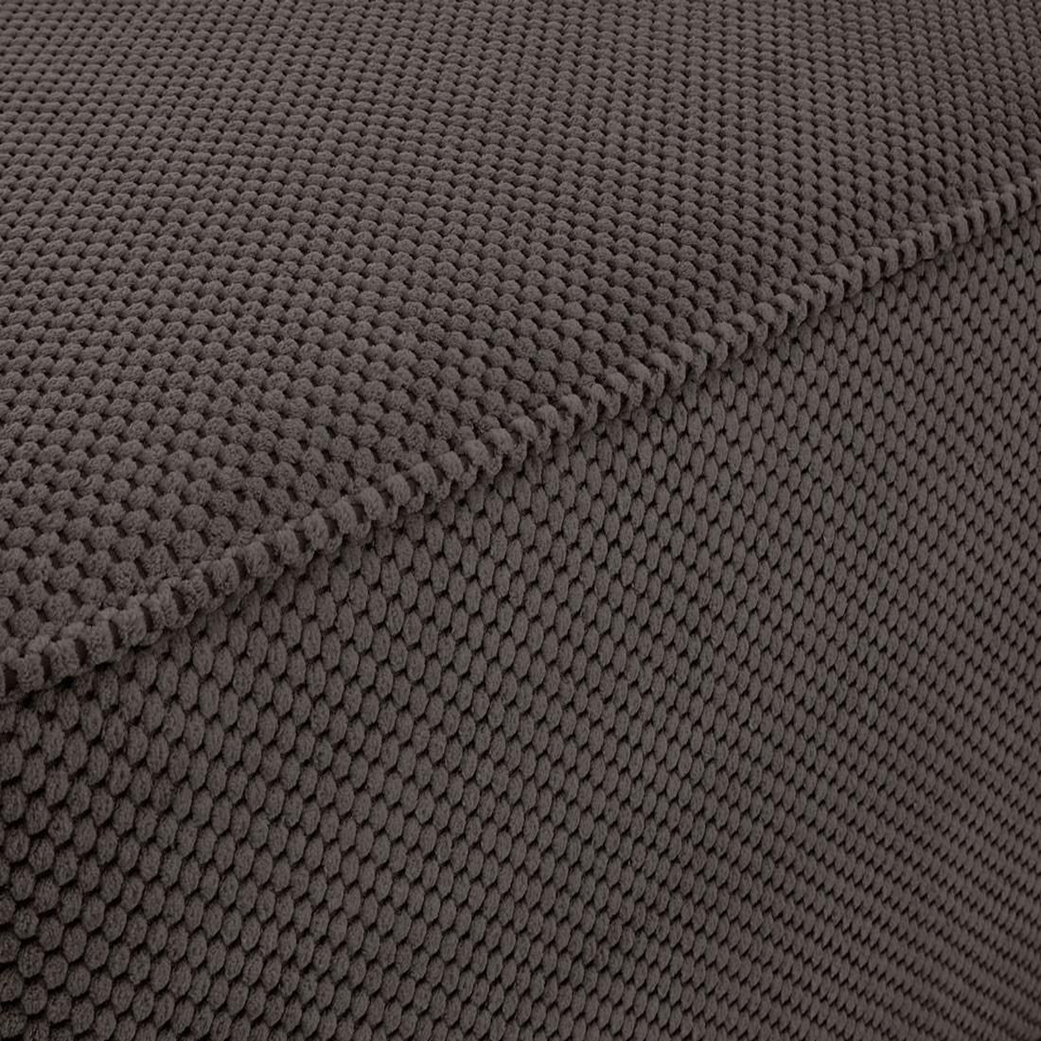 Voir la diapositive 6 : BEST MOBILIER Topaze - pouf - en velours texturé