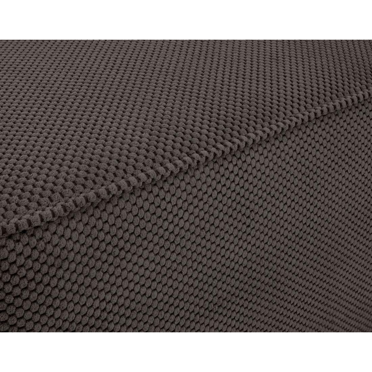 BEST MOBILIER Topaze - pouf - en velours texturé