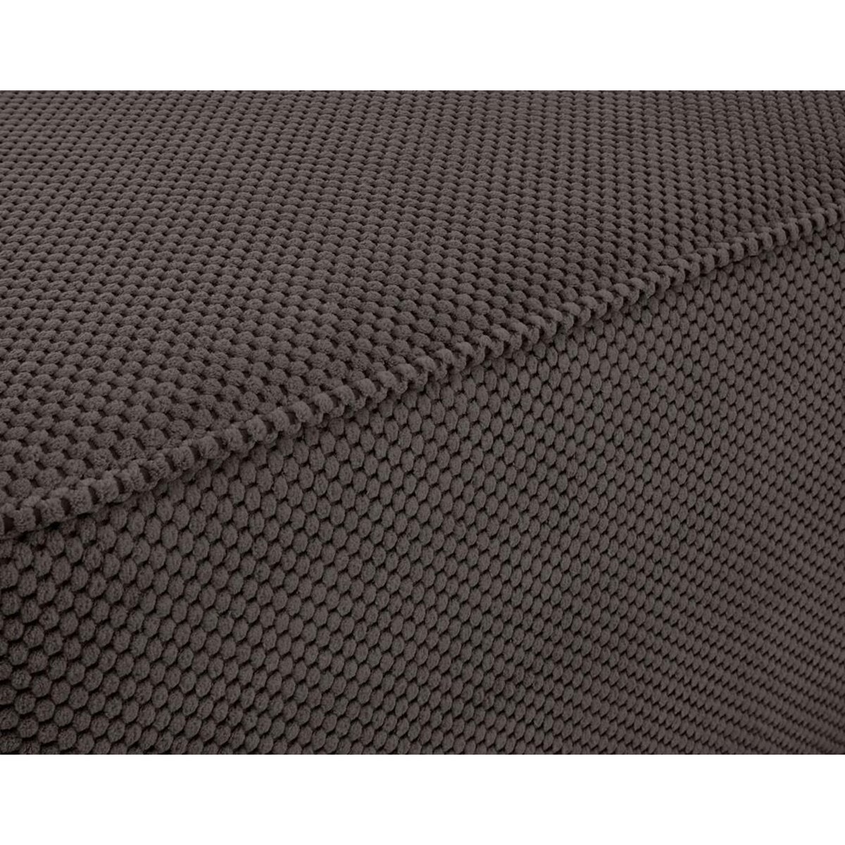 BEST MOBILIER Topaze - pouf - en velours texturé