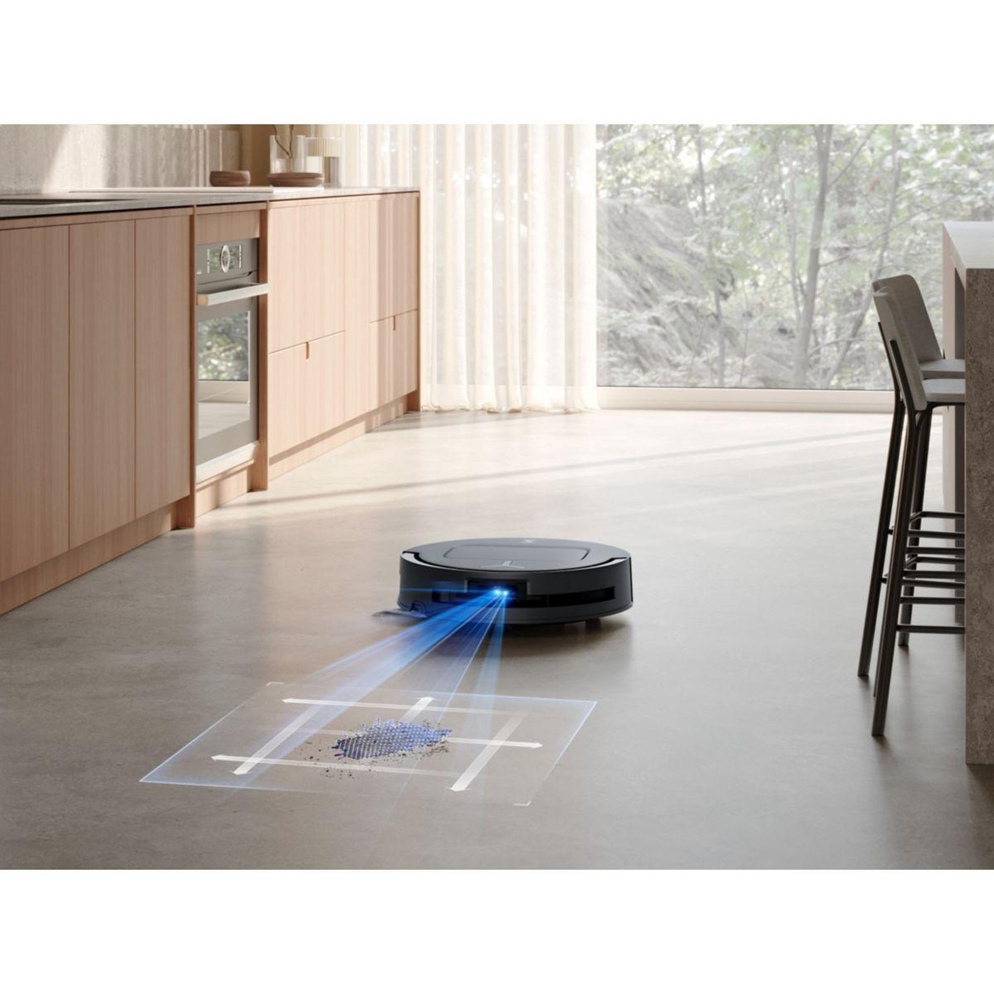 Voir la diapositive 3 : ECOVACS Robot Aspirateur Laveur Deebot T80 Omni Black