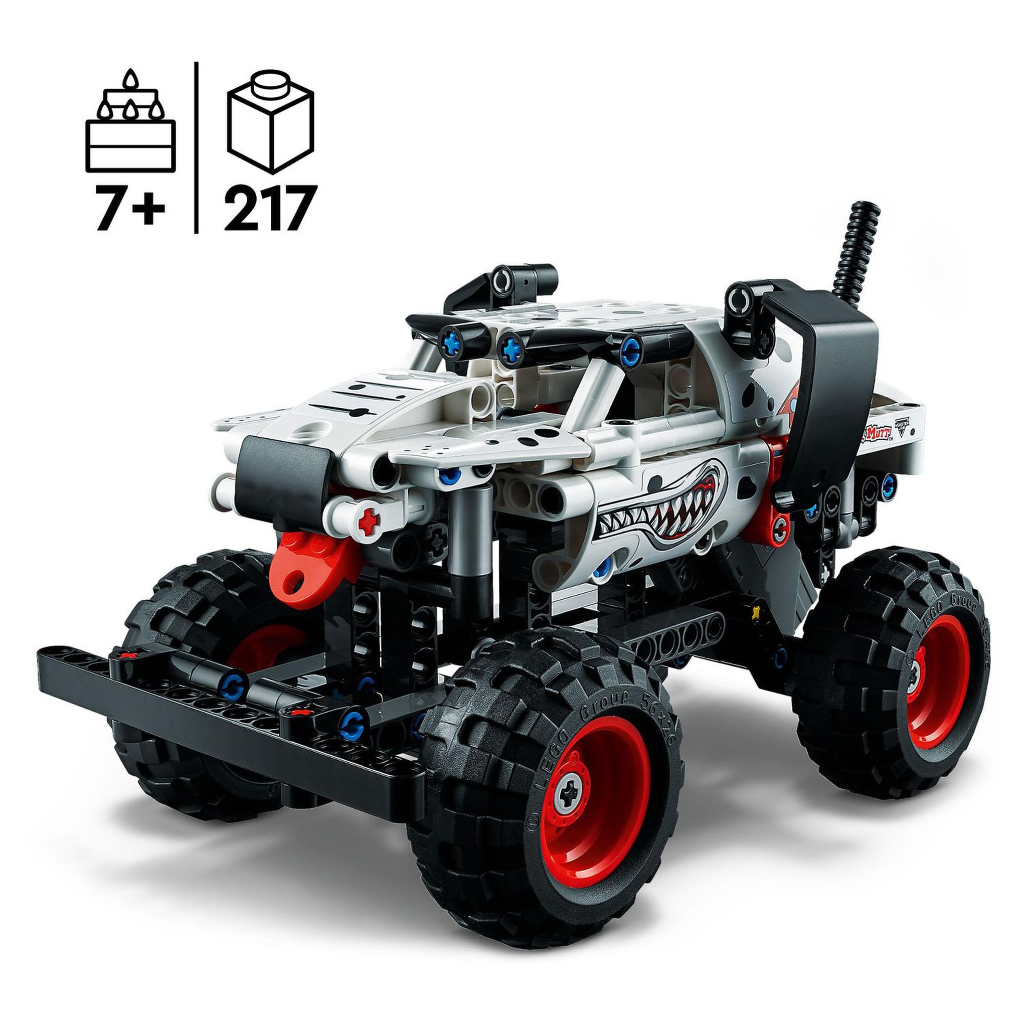 Voir la diapositive 4 : LEGO Technic 42150 Monster Jam Mutt Dalmatien, Jouet Monster Truck à Voiture de Course