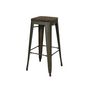 Voir la diapositive 2 : TOILINUX Lot de 4 Tabourets de bar vintage Liv