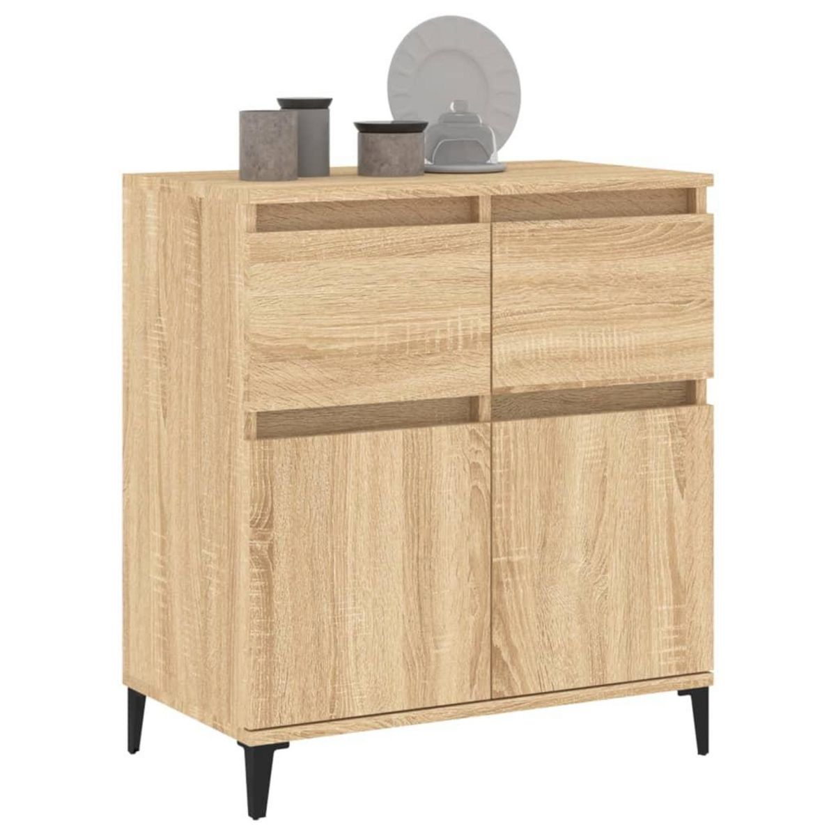 VIDAXL Buffet Chene sonoma 60x35x70 cm Bois d'ingenierie