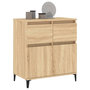 Voir la diapositive 4 : VIDAXL Buffet Chene sonoma 60x35x70 cm Bois d'ingenierie