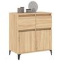 Voir la diapositive 4 : VIDAXL Buffet Chene sonoma 60x35x70 cm Bois d'ingenierie