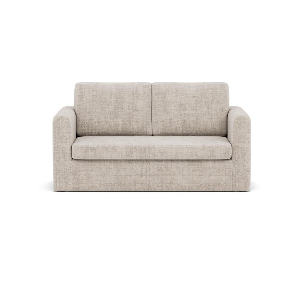 BEST MOBILIER Marilia - canapé 2 places convertible déplimousse en velours texturé