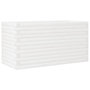 Voir la diapositive 2 : VIDAXL Jardiniere blanc 90x40x46 cm bois de pin massif