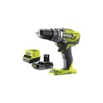 Ryobi Pack RYOBI Perceuse-visseuse R18DD3 - 18V One+ - 1 Batterie 2.0Ah - 1 Chargeur rapide